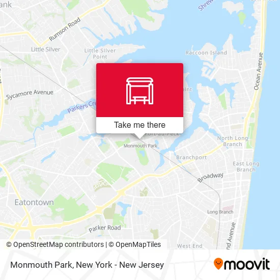 Mapa de Monmouth Park