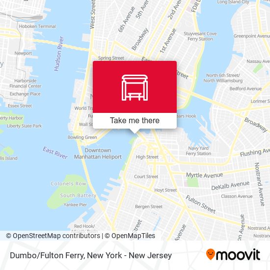 Mapa de Dumbo/Fulton Ferry