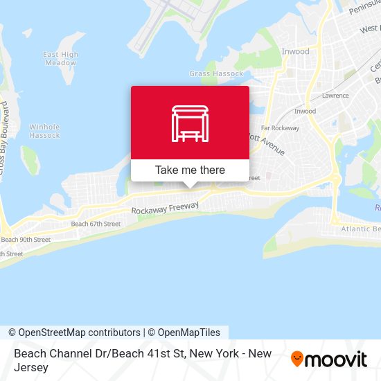 Beach Channel Dr/Beach 41st St map