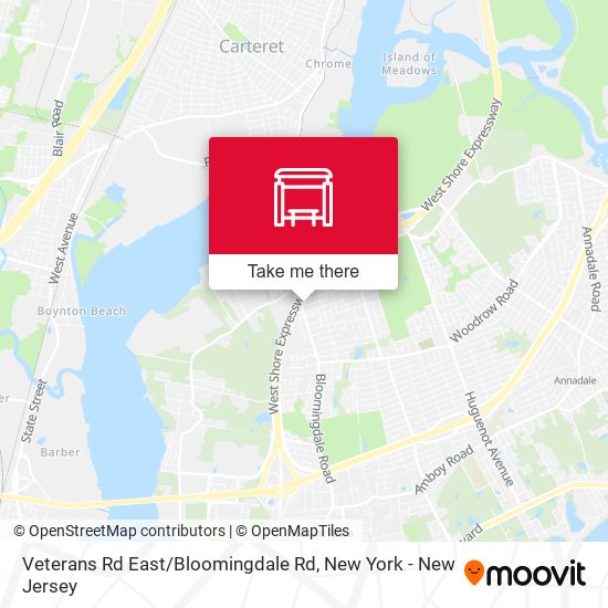 Veterans Rd East / Bloomingdale Rd map