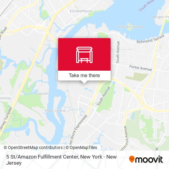 Mapa de 5 St/Amazon Fulfillment Center