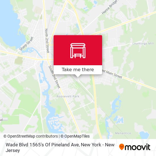 Mapa de Wade Blvd 1565's Of Pineland Ave