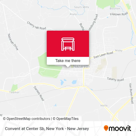 Convent at Center Sb map