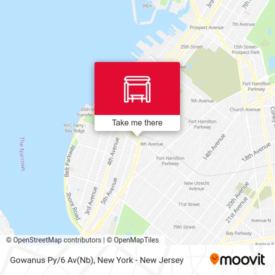 Gowanus Py/6 Av(Nb) map