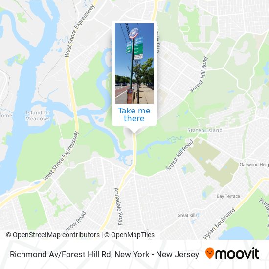 Richmond Av/Forest Hill Rd map