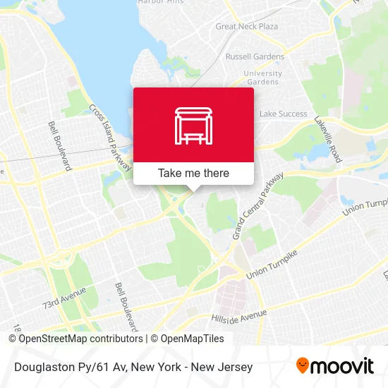Douglaston Py/61 Av map