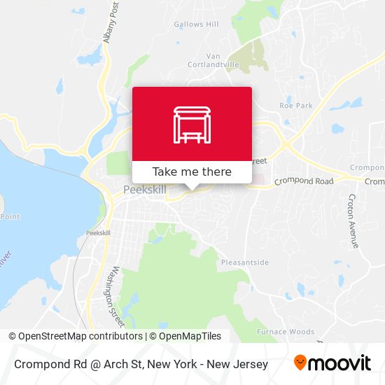 Mapa de Crompond Rd @ Arch St