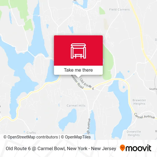 Old Route 6 @ Carmel Bowl map