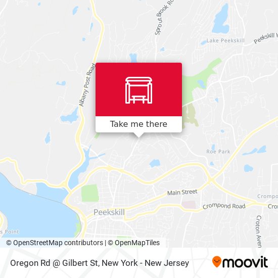 Oregon Rd @ Gilbert St map