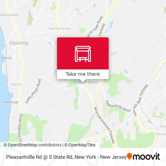 Pleasantville Rd @ S State Rd map