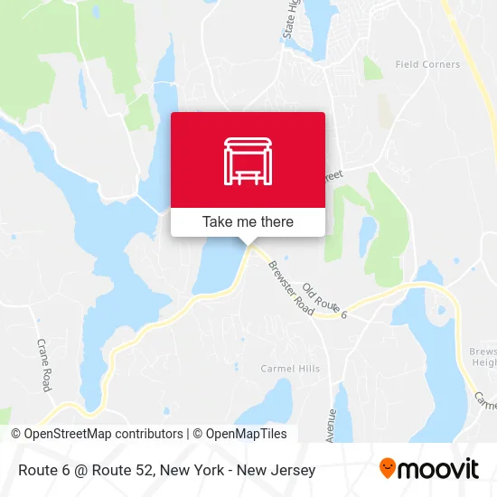 Route 6  @ Route 52 map