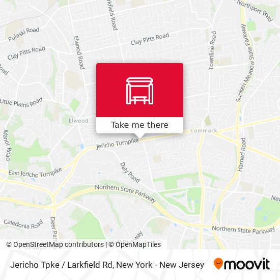Mapa de Jericho Tpke / Larkfield Rd