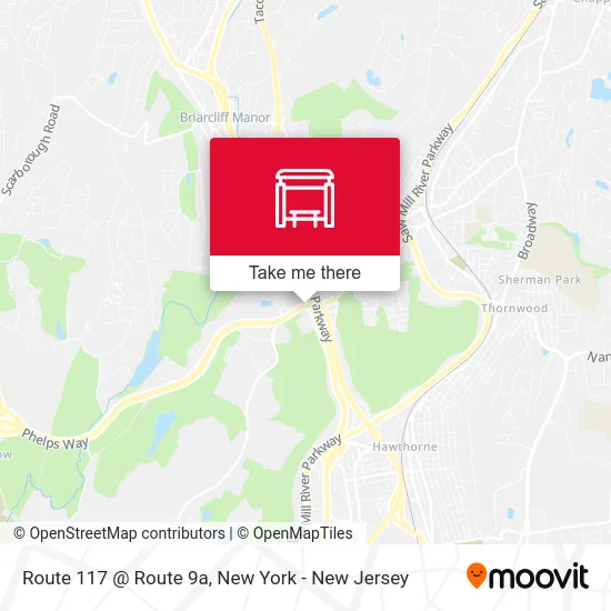 Route 117 @ Route 9a map