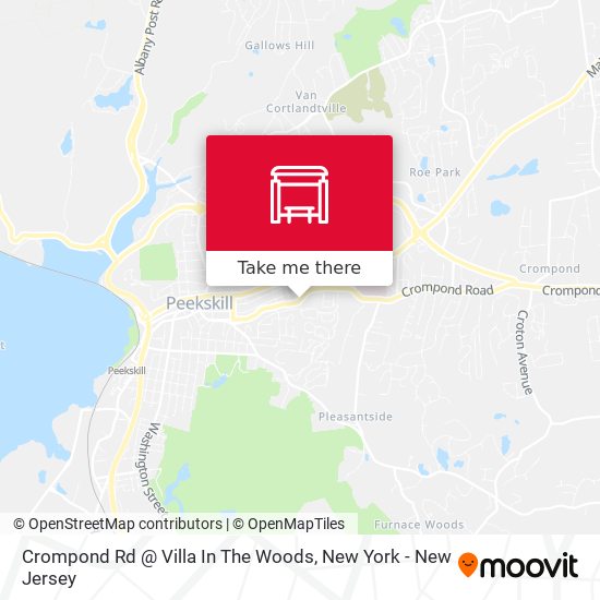 Crompond Rd @ Villa In The Woods map