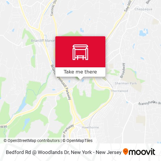 Mapa de Bedford Rd @ Woodlands Dr