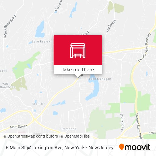 Mapa de E Main St @ Lexington Ave