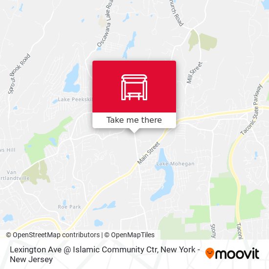 Mapa de Lexington Ave @ Islamic Community Ctr