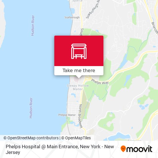 Mapa de Phelps Hospital @ Main Entrance