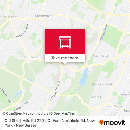 Mapa de Old Short Hills Rd 220's Of East Northfield Rd