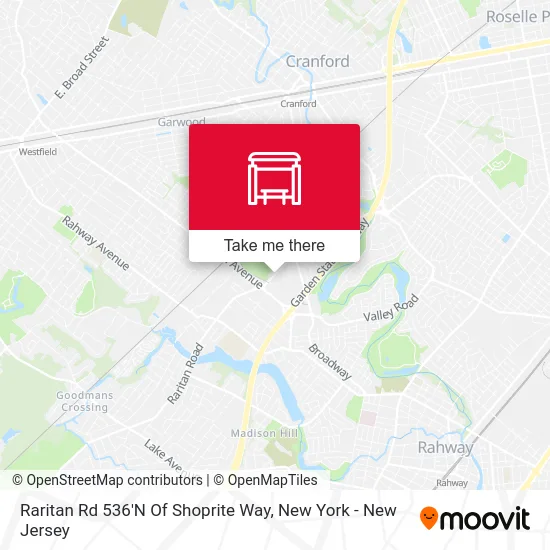 Raritan Rd 536'N Of Shoprite Way map
