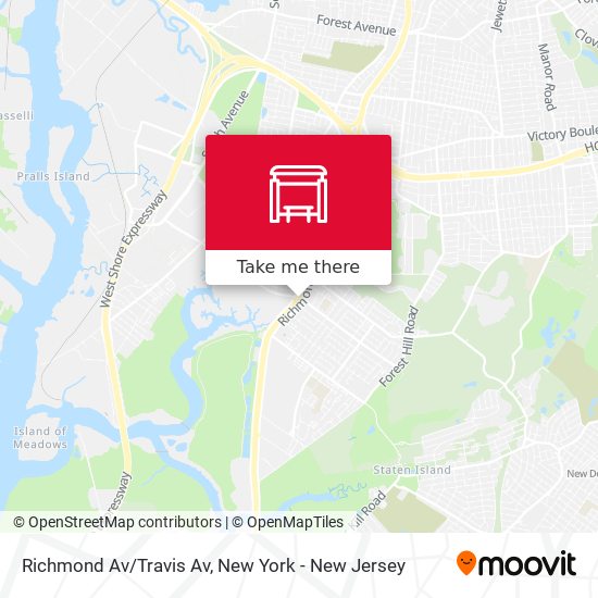 Mapa de Richmond Av/Travis Av
