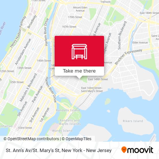 Mapa de St. Ann's Av/St. Mary's St
