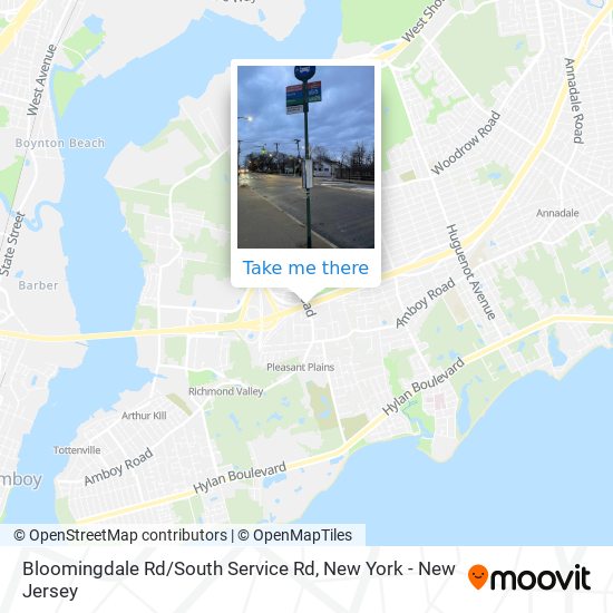 Bloomingdale Rd / South Service Rd map