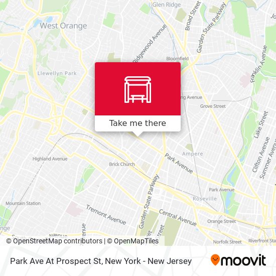 Mapa de Park Ave At Prospect St