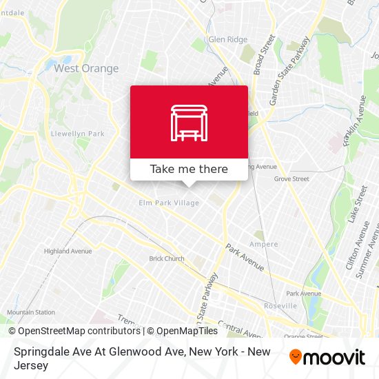 Springdale Ave At Glenwood Ave map