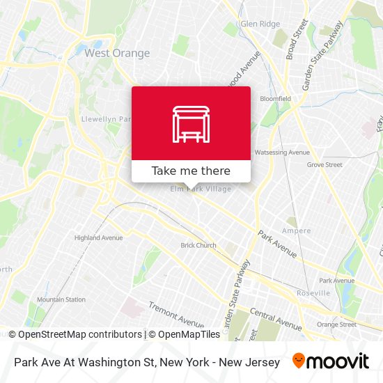 Mapa de Park Ave At Washington St