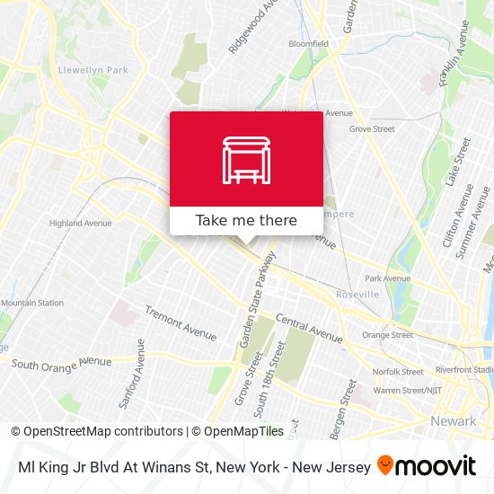 Mapa de Ml King Jr Blvd At Winans St
