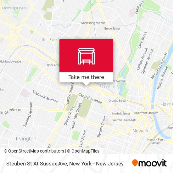 Mapa de Steuben St At Sussex Ave