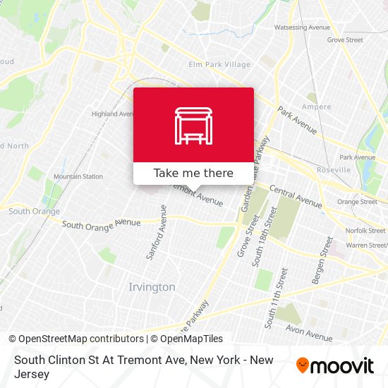 Mapa de South Clinton St At Tremont Ave