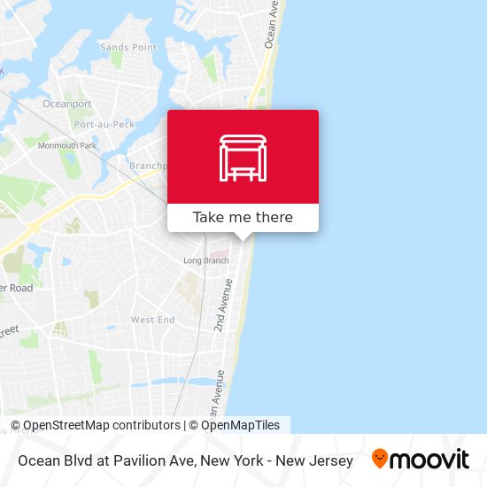 Mapa de Ocean Blvd at Pavilion Ave