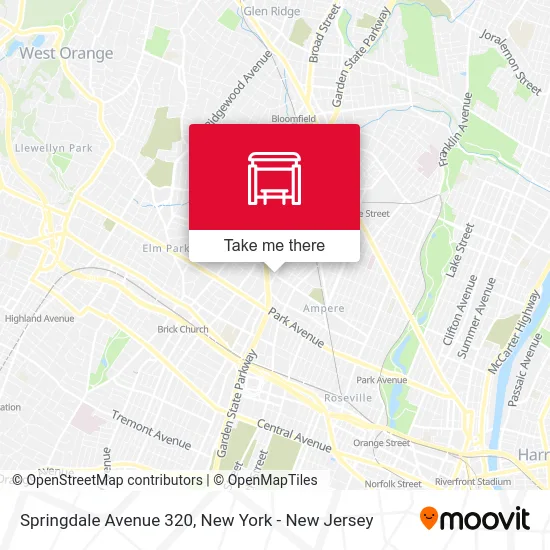 Springdale Avenue 320 map