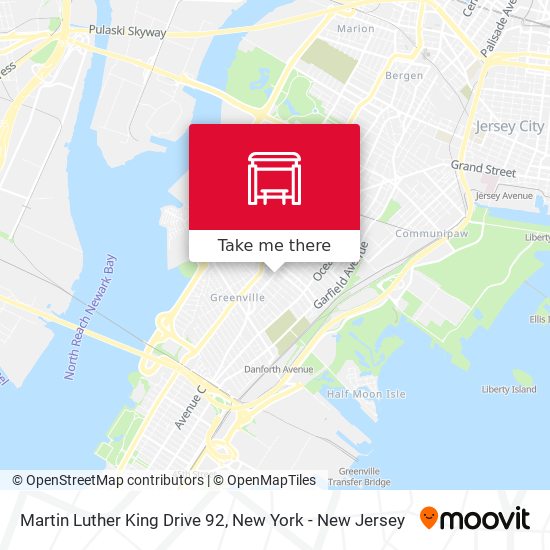 Mapa de Martin Luther King Drive 92