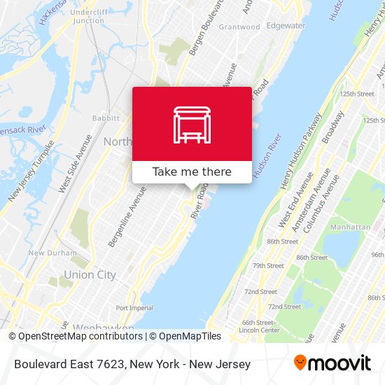 Mapa de Boulevard East 7623