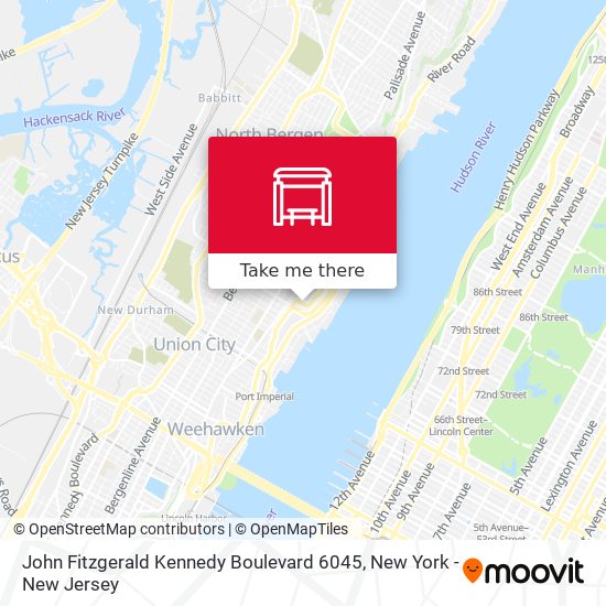 Mapa de John Fitzgerald Kennedy Boulevard 6045