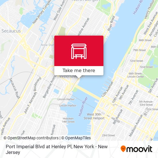 Port Imperial Blvd at Henley Pl map