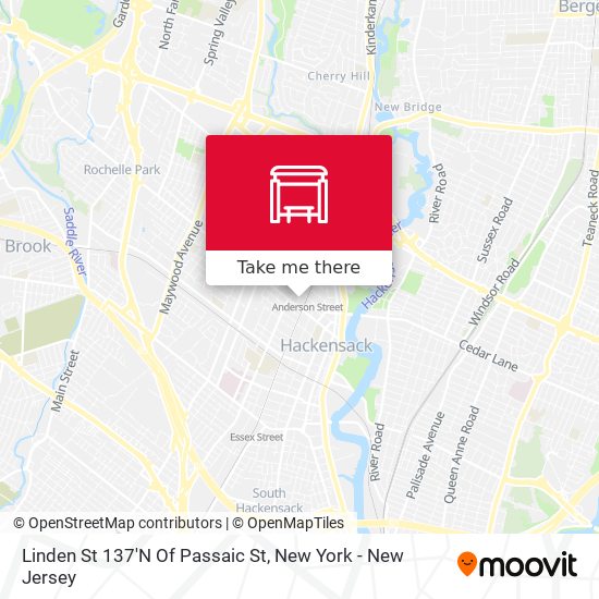 Linden St 137'N Of Passaic St map