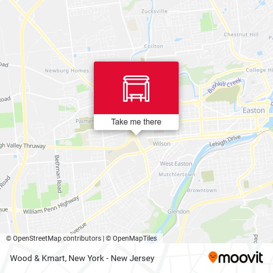 Wood & Kmart map