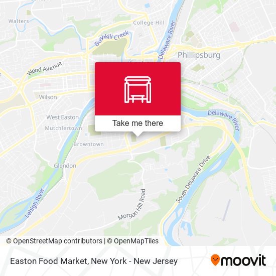 Mapa de Easton Food Market