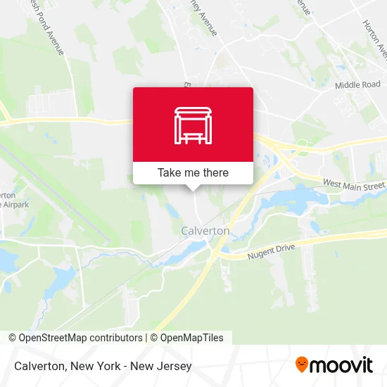 Calverton map