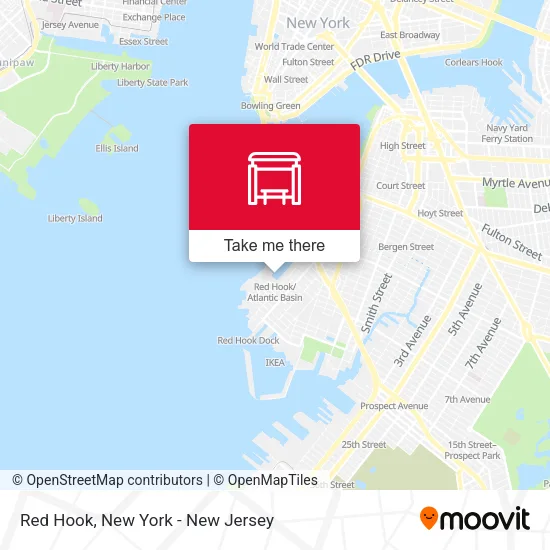Red Hook map