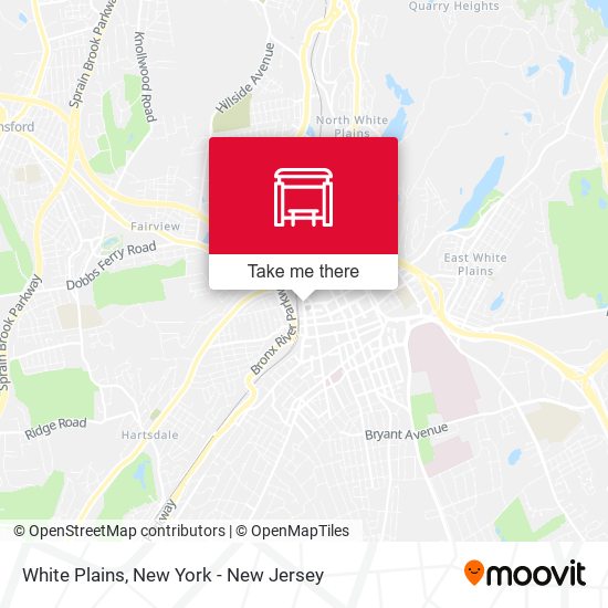 White Plains map