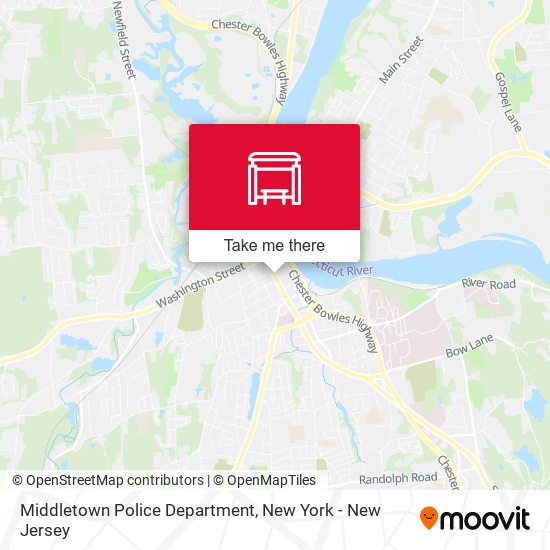 Mapa de Middletown Police Department