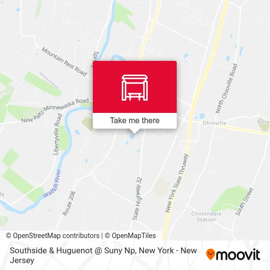 Southside & Huguenot @ Suny Np map