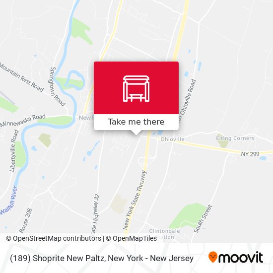 Mapa de (189) Shoprite New Paltz