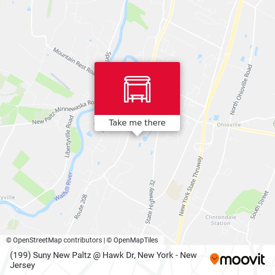 (199) Suny New Paltz @ Hawk Dr map