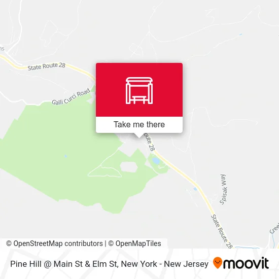 Pine Hill @ Main St & Elm St map